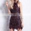 2016 Summer African Clothes Designs Cold Back Slim Fitness Sexy Tight Lace Body Dresses NT6741