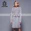 New fashion high qualit full length fitted women cashmere casual woolen coat