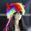 Canada color Manufacturer Wholesales soccer Fans Wigs For Wholesale