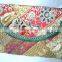 2015 New Valentines Womens Ladies Vintage Banjara Colorful Hand Zari Embroidered Unique Patch Handbag Clutch Tote Purse Pouch