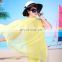 2016 Spring Fashion chiffon beach scarf long lady pashmina scarf