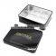 black colored packaging tin box for food metal tin packaging