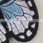 Decorative clothing patches and custom embroidery butterfly applique