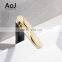 High quality chrome brass modern deck mounted single handle wash basin faucet