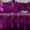 2PCS Set Bedding Soft Solid Simple Imitated Silk Pillow Case Summer Satin Pillowcase For Deep Sleep