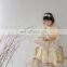 Korea 2020 Autumn Children's Wear Children's Dresses Girls Embroidered Square Neck Dress Girls Court Style Dresses