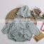Hundred days full moon baby clothes princess cute female baby autumn clothes small floral long-sleeved romper and fart one-piece