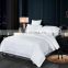 2020 wholesale price 400TC five star hotel quality white satin 100 cotton jacquard 4pcs comforter bed linen luxury bedding set