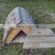Custom outdoor wooden hedgehog house