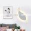 Wholesale Indoor decoration Leaf shape LED Modern wall lamp for living room