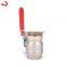 JD-4017 Stainless steel cast iron China mini ball valve manufacturer