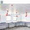 WUY chemistry laboratory furniture steel wood lab table corrosion resistant