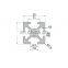 SHENGXIN t slot 2020 extrusion aluminium profile industrial