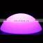 outdoor  magic Waterproof rechargeable plastic led beach half ball