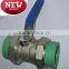 PPR Stop Valve PPR Brass Valve from PPR pipe fitting factory by DIN8077/8078                        
                                                Quality Choice