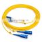 ftth LC UPC to SC UPC Duplex Simplex Single mode G657A or customized Fiber Optic Patch cord Fiber Cable LC-LC 30m