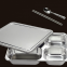 Compartment Plate 4 In 1 Stainless Steel Square Dinner Plate