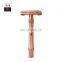 single blade razor Shaving 5 Blade Metal Original Gold Body Customized logo and package for safety razor
