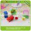 2015 Mini Cute Colorful 3D Rubber Eraser For School
