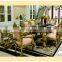 Hot sale dining furniture classic luxury dining table designs with marble counter top