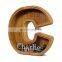 Personalized Wooden Letter Piggy Bank,Kids Piggy Bank,Large Money Box