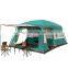 Large Size Big Camping Tents 8-12 Persons Double Layers 2 Rooms 1 Living Room Waterproof Outdoor Camping Tent