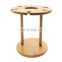 Tabletop hot sale bamboo 6 glass cup bamboo wine cup storage holder display rack