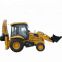 Backhoe Wheel Loader With Excavator And Pivot Center In The End