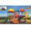 Home indoor small swing kids safety castle plastic pool water slide