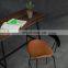 Black Metal Tall Table Restaurant Furniture Iron Luxury High Bar Stool Bar Chair