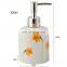 Hot sale bathroom accessory set printed 2pcs bathroom accessories set