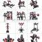 MND Commercial Fitness Equipment Machine Plate Loaded Machine Bodybuilding Leg Extension