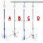 Stainless steel medical Hanging rail infusion hook stand hospital rails hanging rods with lantern drip bottle rack