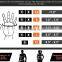 Custom New Fashion Weightlifting Gym Gloves For Exercise Cross Training Powerlifting Weight Lifting Gloves