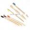 Free Sample Custom Wholesale Biodegradable Eco Friendly Black Soft Bamboo Tooth Brush Charcoal Bambo Bambu Bamboo Toothbrush