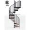 Indoor Customized Style steel structure spiral staircase price