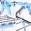 Inside clothes drying garment display rack