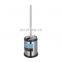 Wholesale Flip Cover Bathroom Cleaning Bristles Round Toilet Brush With Holder Multi Color