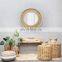 Decorative Round Bamboo Wall Mirror Wall Art High Quality Round Modern Cheap WHolesale Home Decor