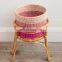 New Design Set Rattan Plant Stand With Seagrass Plant Holder Custom Color Unique Wicker Flower Pot Vietnam Supplier