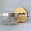 300ml PET Facial Mask cram jars with coating gold lid from Guangzhou