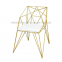 Hollow Gold Wire Chair with Soft Cushion DC-W03