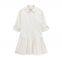 2025 new dress for women, slim fit and casual, college style pleated design, versatile and versatile