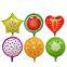 Wholesale Summer Fruit Aluminum Foil Balloons Watermelon Strawberry Orange for Birthday Party Themed Decorations