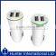 Wholesales Portable Dual USB Bullet Car Charger
