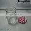 470ml Large Clear Square Mason Glass Candle Holder