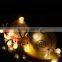 Warm white led drip string light 110v 220v Patio lights led string decorative metal strip for Wedding Party Christmas Bedroom