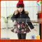 New design korean style stitching winter down coat for girl wear winter jacket wholesale warm winter baby clothes (ulik-J008)