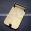 Belt buckle blank in antique brass