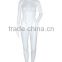 White Color with Egg head adjustable plastic female mannequins for clothing window display